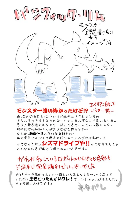アマプラで見よう!
映画の感想⑦「パシフィックリム」 