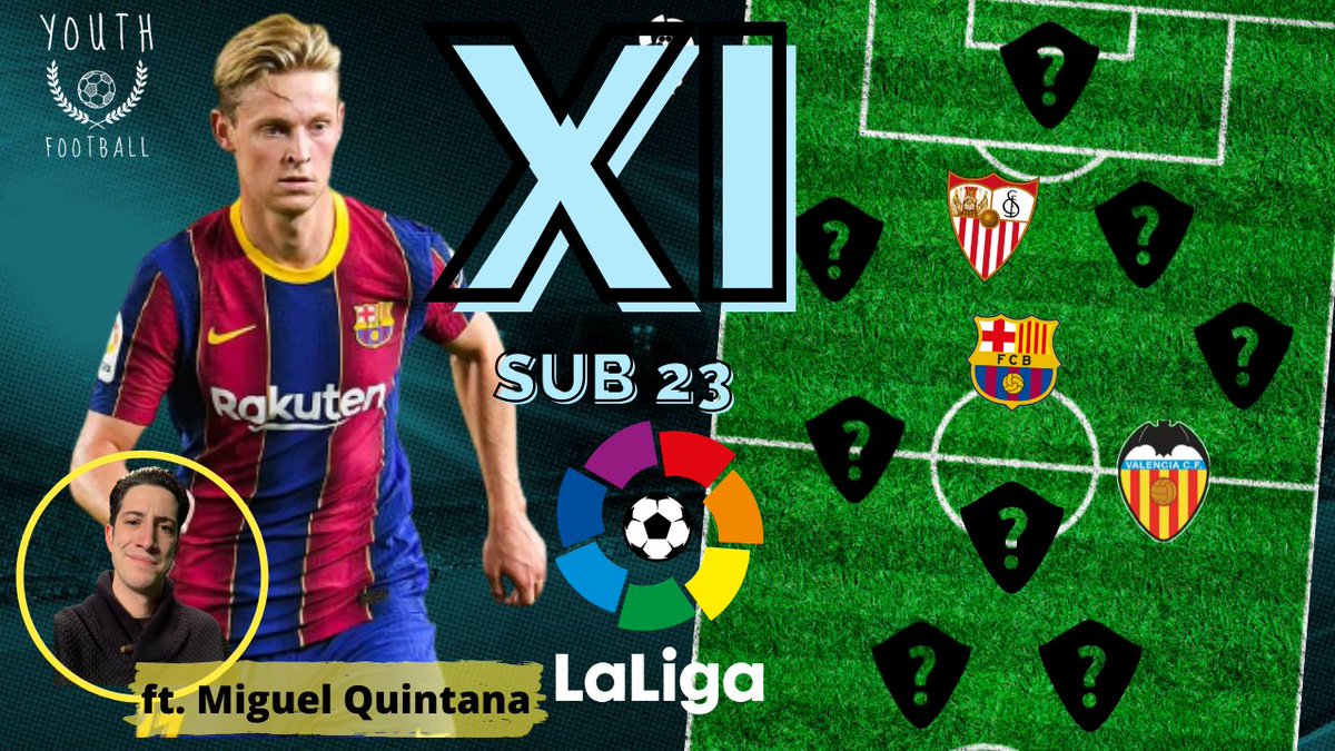🔝Día grande en <a href="/YouthFootball90/">Youth Football</a>.

😍Nos visita el gigante Miguel Quintana, para hacer el XI IDEAL SUB23 DE LA LIGA 20-21, el día que acaba la competición. 8 equipos representados.

👀Disfrutad de estos 28', que se os harán cortos, como a mí al grabarlo🔽
youtu.be/9fTPaivjnlI