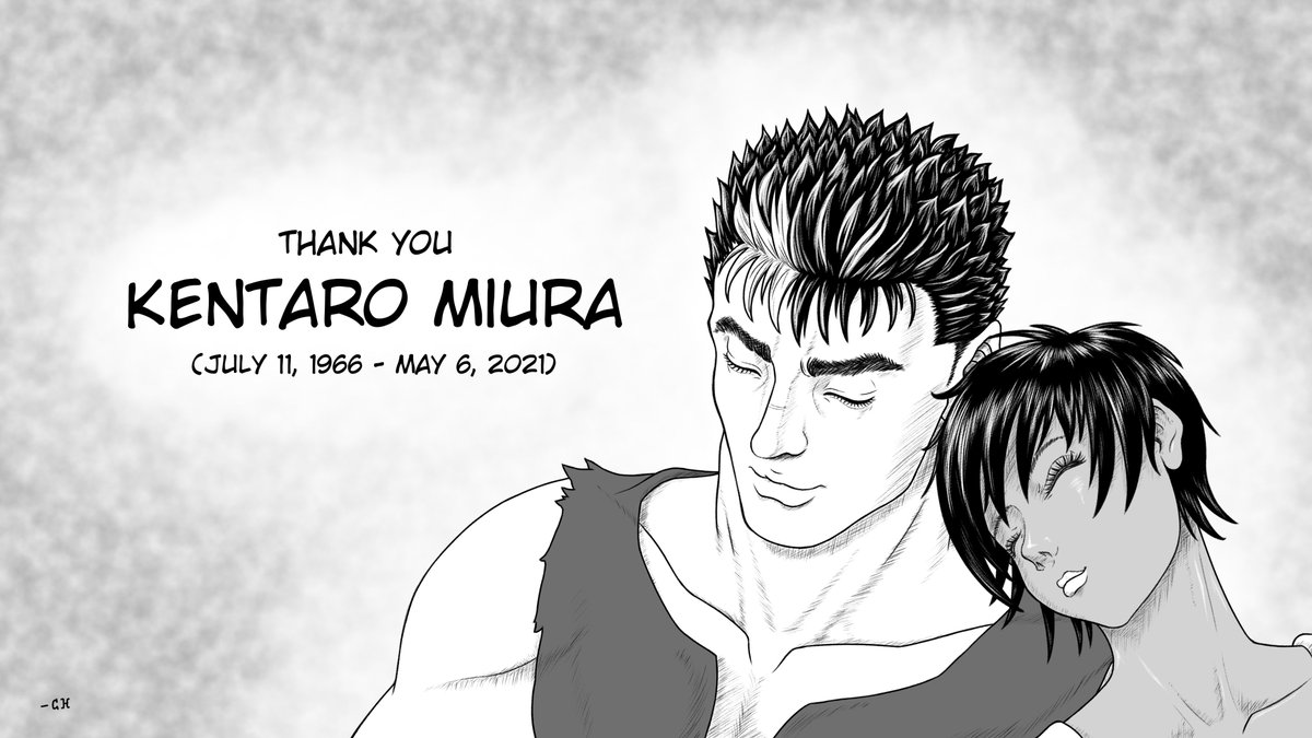 Magmyte's tweet photo. Rest in peace

#Berserk #KentaroMiura #ThankYouMiura https://t.co/ZuPEZRtscX