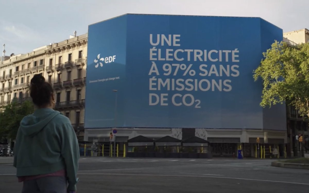 Parce qu’une électricité à 97% sans CO2 c’est mieux pour le climat 🌍, Eva &amp; EDF auront quelque chose à vous dire à partir de ce soir! Rdv avant vos programmes 📺🖥📱 @BETCparis <a href="/EDFofficiel/">EDF</a>