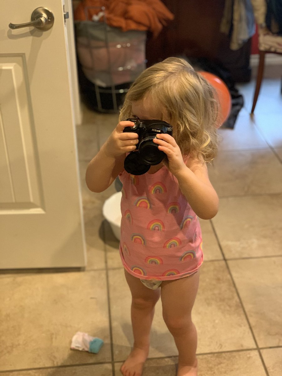 A young photographer has been spotted in the wild.