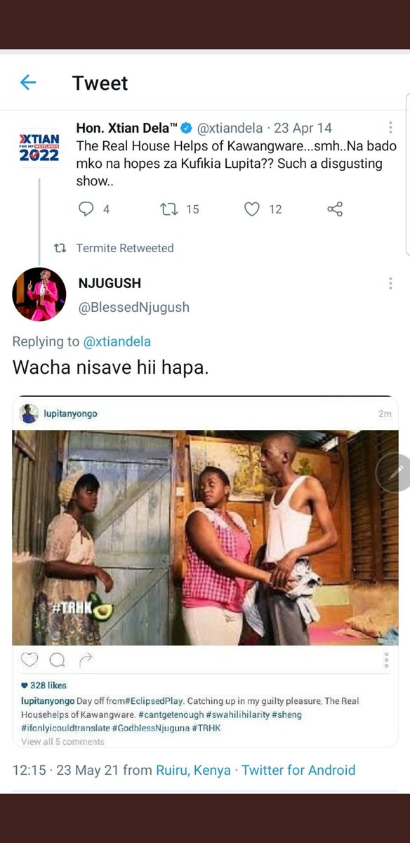 FauzKhalid's tweet photo. Seven years later is when @BlessedNjugush responded and one Xtian Ndela had to delete his stupid tweet 

Never bring a nigga down https://t.co/nQK7w1qOVp