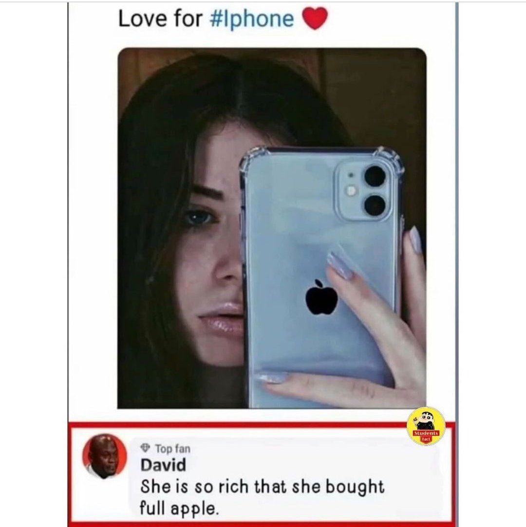 IndComedyClub's tweet photo. So rich! 🤑😂
#appleiphone #richlife
#dialymemes #memesindia #richlifestyle #richkids #richgirls #luxurylifestyle #beautytips #technical #technicalanalysis #technow #trends #latesttrends #funnymemes #litmemes #darkhumor #dankhumor #dankmemes #savagereplies #savageresponses https://t.co/TBNtQbnfnM