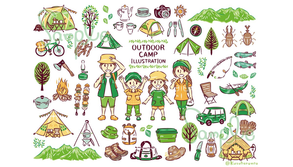キャンプ…!!キャンプ…!!

#ストックイラスト
#イラレ #illustrator 