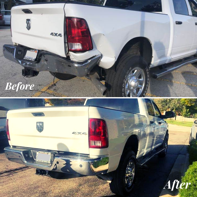 paulriesandsons's tweet photo. Before 😢 &amp; After 😃 #Ram #PaulRies #Chicago https://t.co/Q2Ue9cNLhL