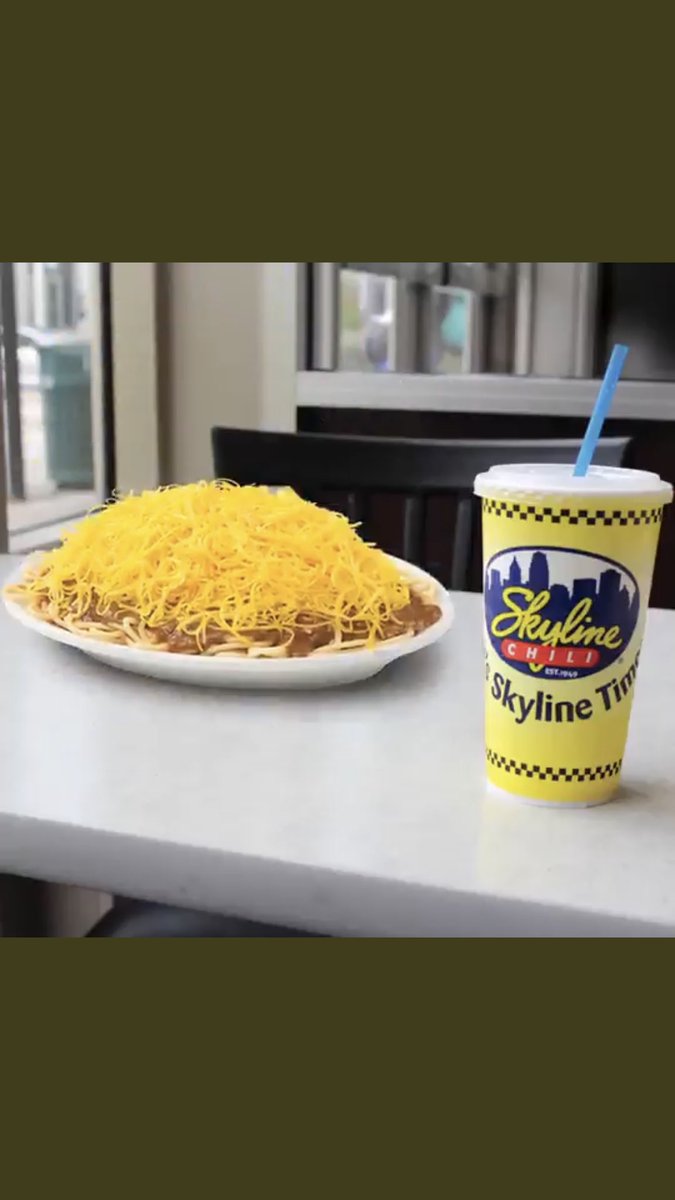 Crop29's tweet photo. @Skyline_Chili Did I win a meal?  Just missing a coney! https://t.co/cN5KxdCFBA