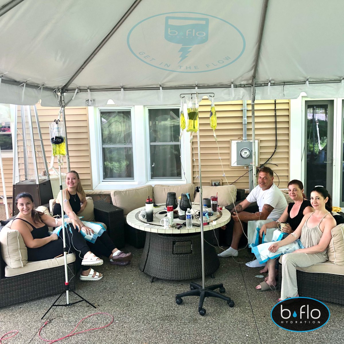 Sunday Funday vibes at a housecall :) We love meeting new people, and these folks were awesome! Having a bachelor/bachelorette party? We can help make it amazing - before, during or after🎉💧🙌🏼⁣⁣ To book your housecall call 716-245-1045 &amp; ask for concierge services. Easy peasy!
