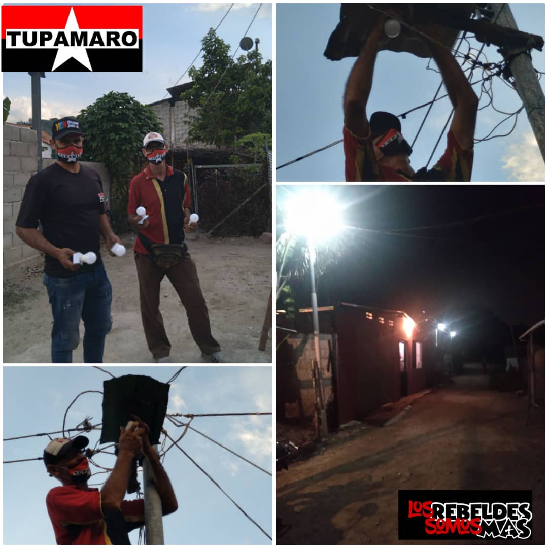 Como parte del trabajo social y nuestro compromiso con el pueblo @TupamaroMRT realizó sustitución de bombillos en la 
comunidad la Gran Victoria, de la parroquia Matriz del Municipio <a href="/campoeliasmrt/">Mcpio. Campo Elías MRT</a> del Estado Bolivariano de Mérida. 

#LaEraRebelde 
#TupamaroEjemploDeLucha
