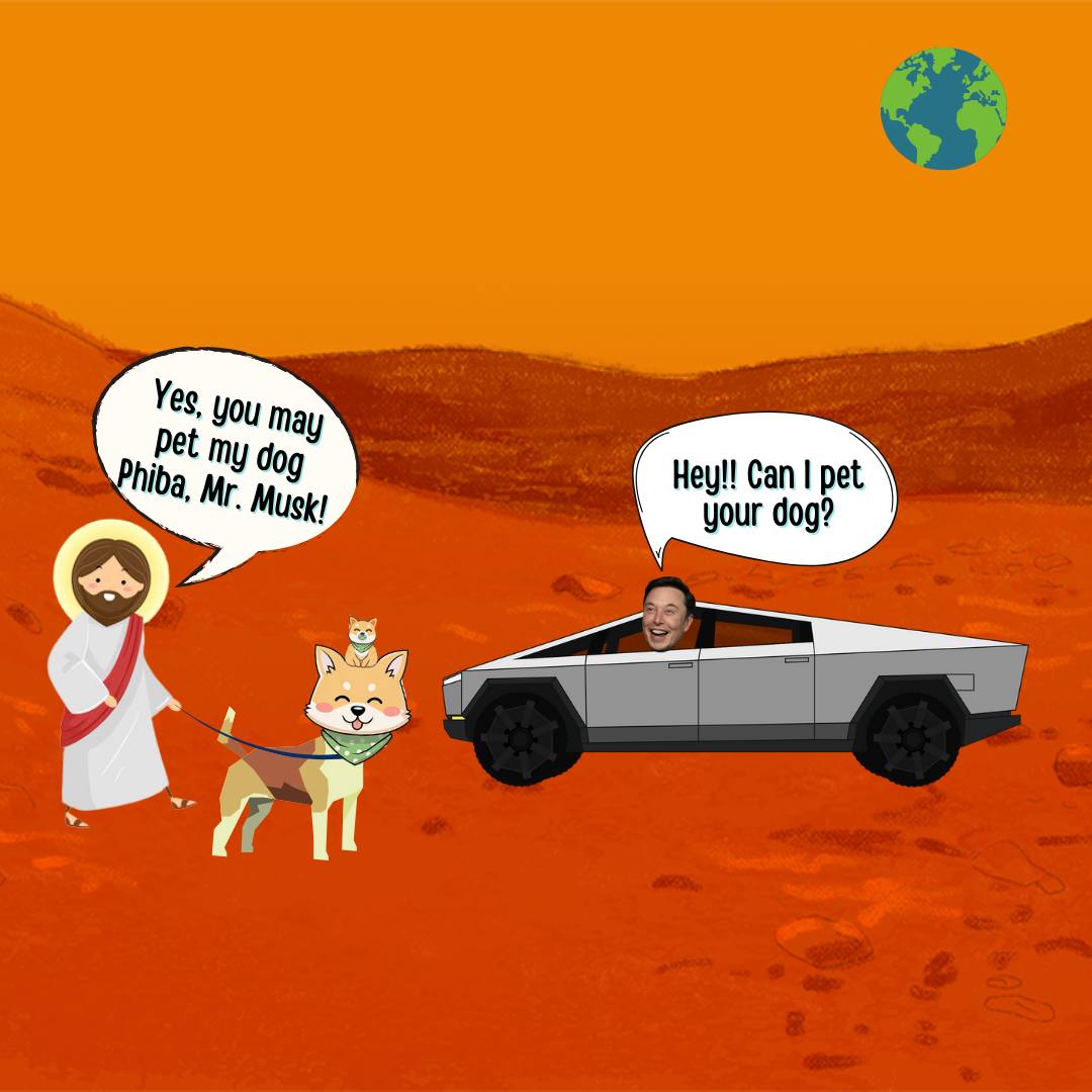 RealPapaShiba's tweet photo. “Hey, Can I pet your dog?” -Elon Musk
@boredelonmusk @elonmusk, @tesla @spaceX @realpapashiba @spacecowboy4545 https://t.co/EayBYrVEWp