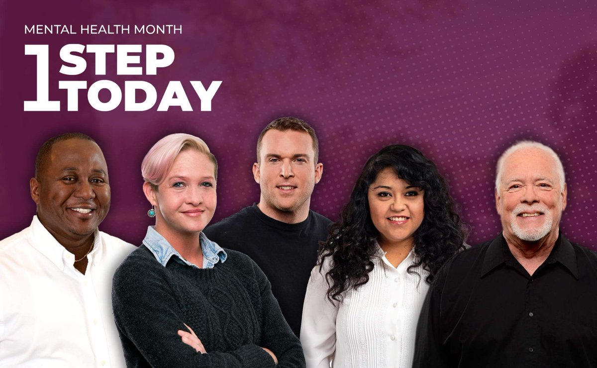 naehomelessness's tweet photo. May is #MentalHealthMonth. Hear stories from Veterans who found mental health support. Take #OneStepToday toward achieving your wellness goals:  https://t.co/GSuCIdBMZz https://t.co/ugy1YdtBtX