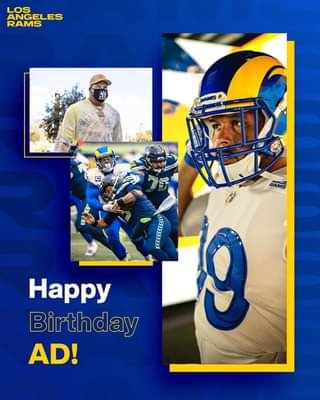 The big 3-0. 
 Happy birthday to the man, the myth, the legend, Aaron Donald! -  