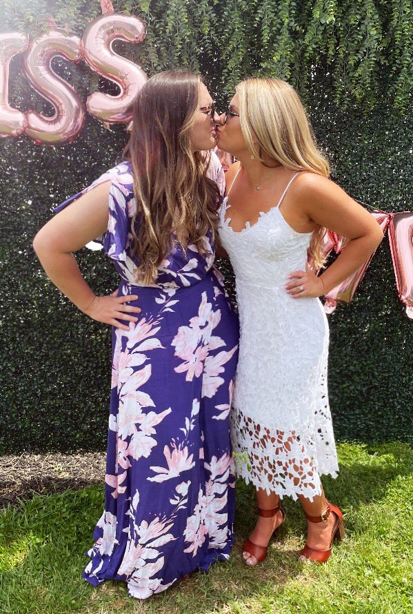 MeganWeikle's tweet photo. Not sure why @darian_morrow  looks less than thrilled? 😘👯‍♀️ https://t.co/DJmIR6CId6