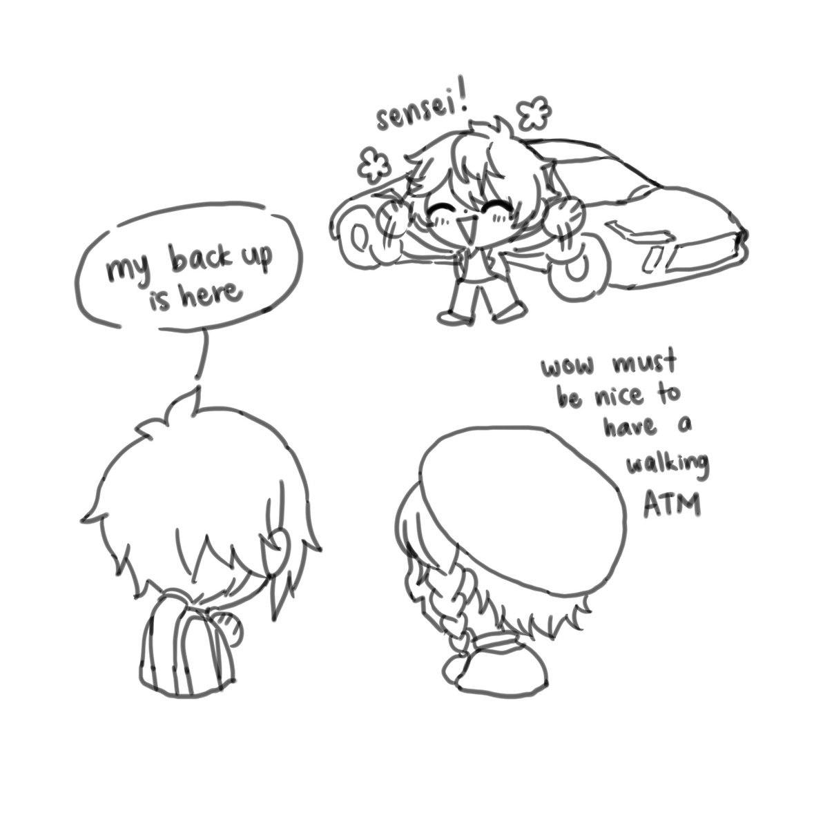 Modern AU with Venti (ft. Zhongli &amp; Childe) #GenshinImapct 