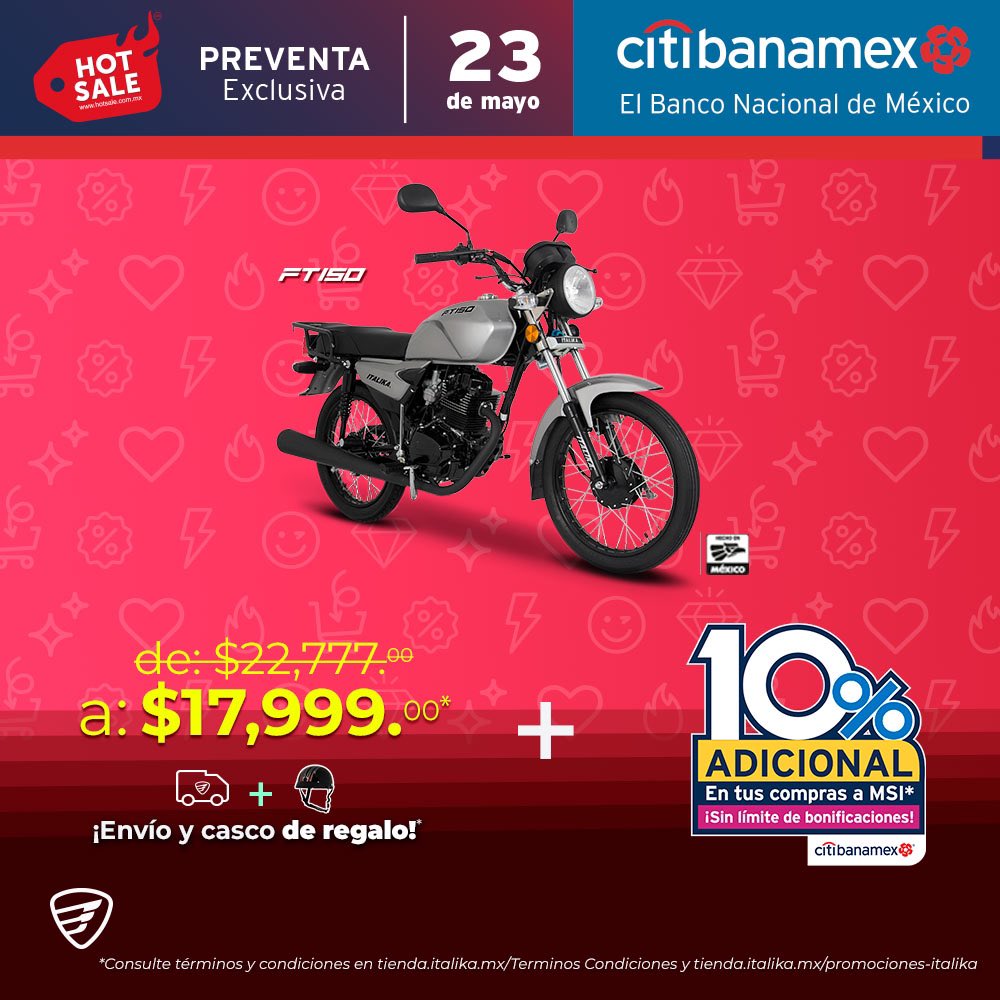 ITALIKA on Twitter: "Comienza a estrenar y rodar con la preventa de