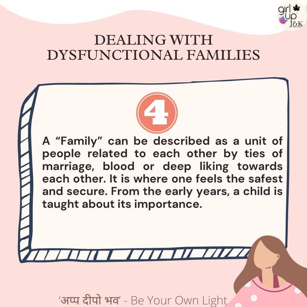girlupjk's tweet photo. Family is an important unit of our society. It is where we feel safe, secure, and protected. But there are some who may not feel the same way. It may be because they come from a “Dysfunctional family”
#dysfunctionalfamily #growinguptoxic #healing #privacy #familytherapy #girlupjk https://t.co/P5ZdhmqLN4