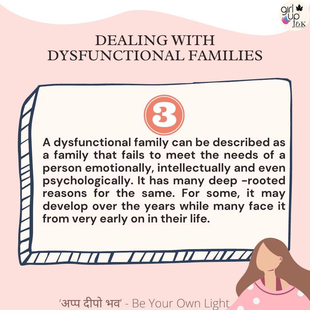 girlupjk's tweet photo. Family is an important unit of our society. It is where we feel safe, secure, and protected. But there are some who may not feel the same way. It may be because they come from a “Dysfunctional family”
#dysfunctionalfamily #growinguptoxic #healing #privacy #familytherapy #girlupjk https://t.co/P5ZdhmqLN4