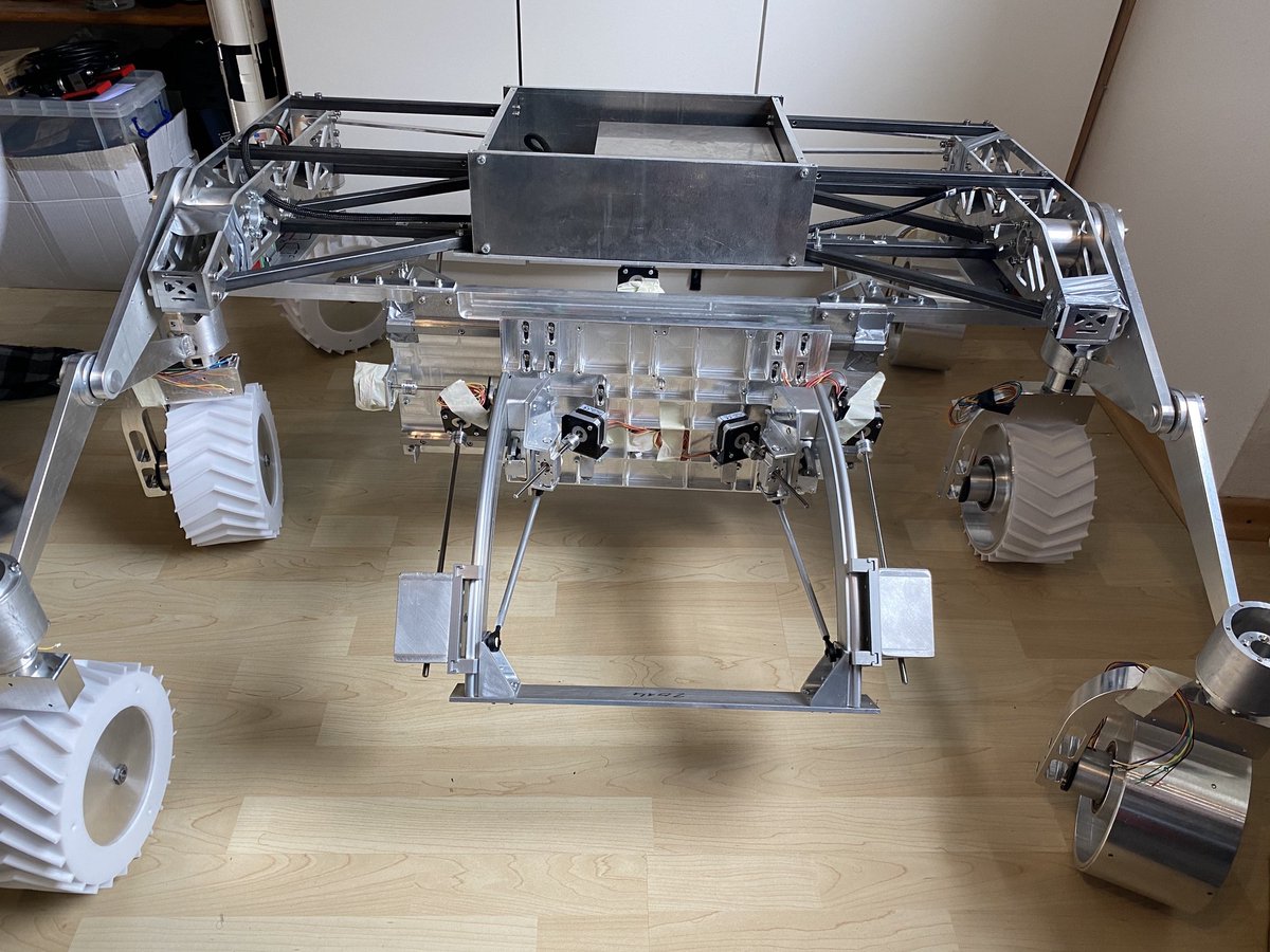 warr_robotics's tweet photo. ⚠️BREAKING NEWS: WELCOME LARSS⚠️
After several months of hard work and recent all-nighters, we are really happy to present you our rover LARSS that will be part of our #missionrebels and compete @SpaceInnovCH IGLUNA21 in July!🚀

#wearewarrexploration #waytoigluna2021 https://t.co/zc1cKuPDuP