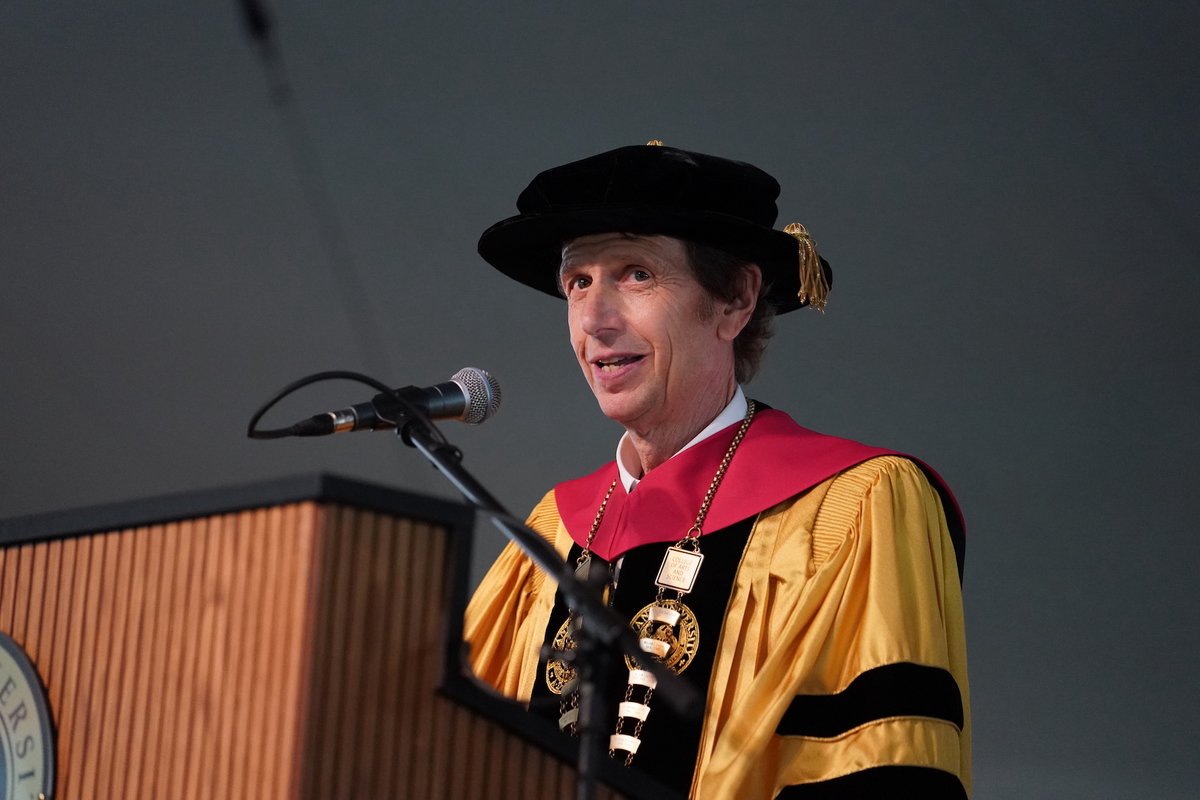 BryantUniv's tweet photo. "Your path has had unprecedented conditions and many obstacles that were beyond your control. #BryantGrad2020 that did not stop you or hinder your progress to today. It has made you stronger and better prepared for the future." -@PrezGittell https://t.co/pyaUVTb8Fg