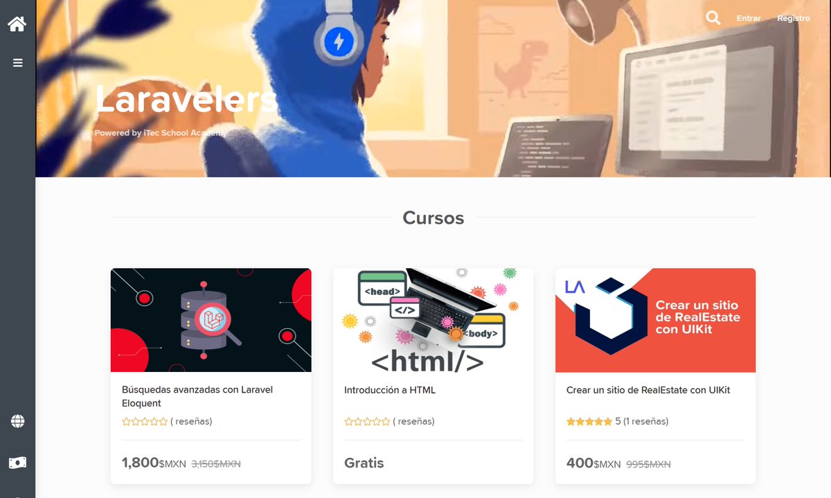 laravelers's tweet image. Laravelers es un academia de formación en Laravel, en la cual ofrecemos una amplia gama de cursos gratuitos y premium.
Además contamos con una suscripción mensual o anual con la cual tendrás acceso a todos nuestros cursos
Visítanos: laravelers.com
