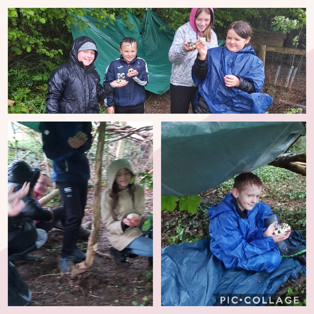 YsgolBroTawe's tweet photo. Dysgu yn yr awyr agored.🌳❤️🌳D6 didn't want to come back inside after spending #OutdoorClassroomDay  den building and using their scavenging and creative skills to make hedgehog models!🦔⛺️🏕️
#FaCEproject
@MrsBullionsMaes 
@ErwCymru 
@_OLW_ 
@wgmin_education 
@childcomwales https://t.co/R6w6SA0qqv
