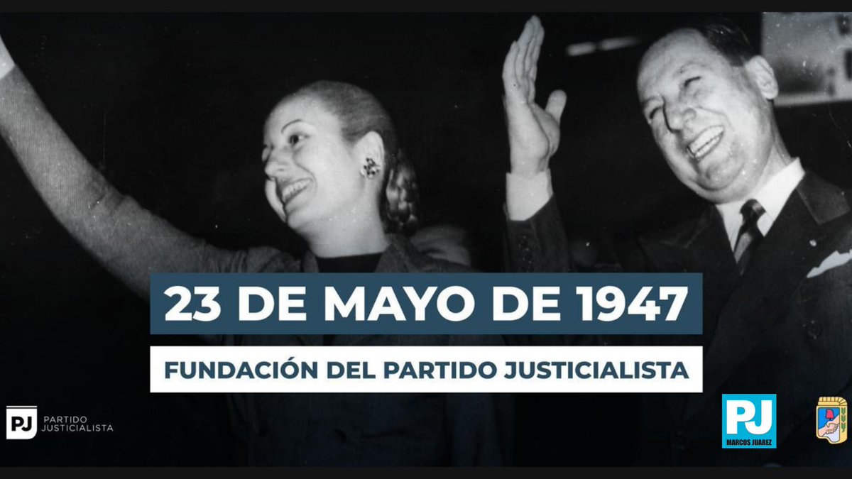 ✌️74 años trabajando por una Argentina bajo las mismas consignas:
Independencia Económica, 
Soberanía Política 
y Justicia Social.

#AniversarioPJ