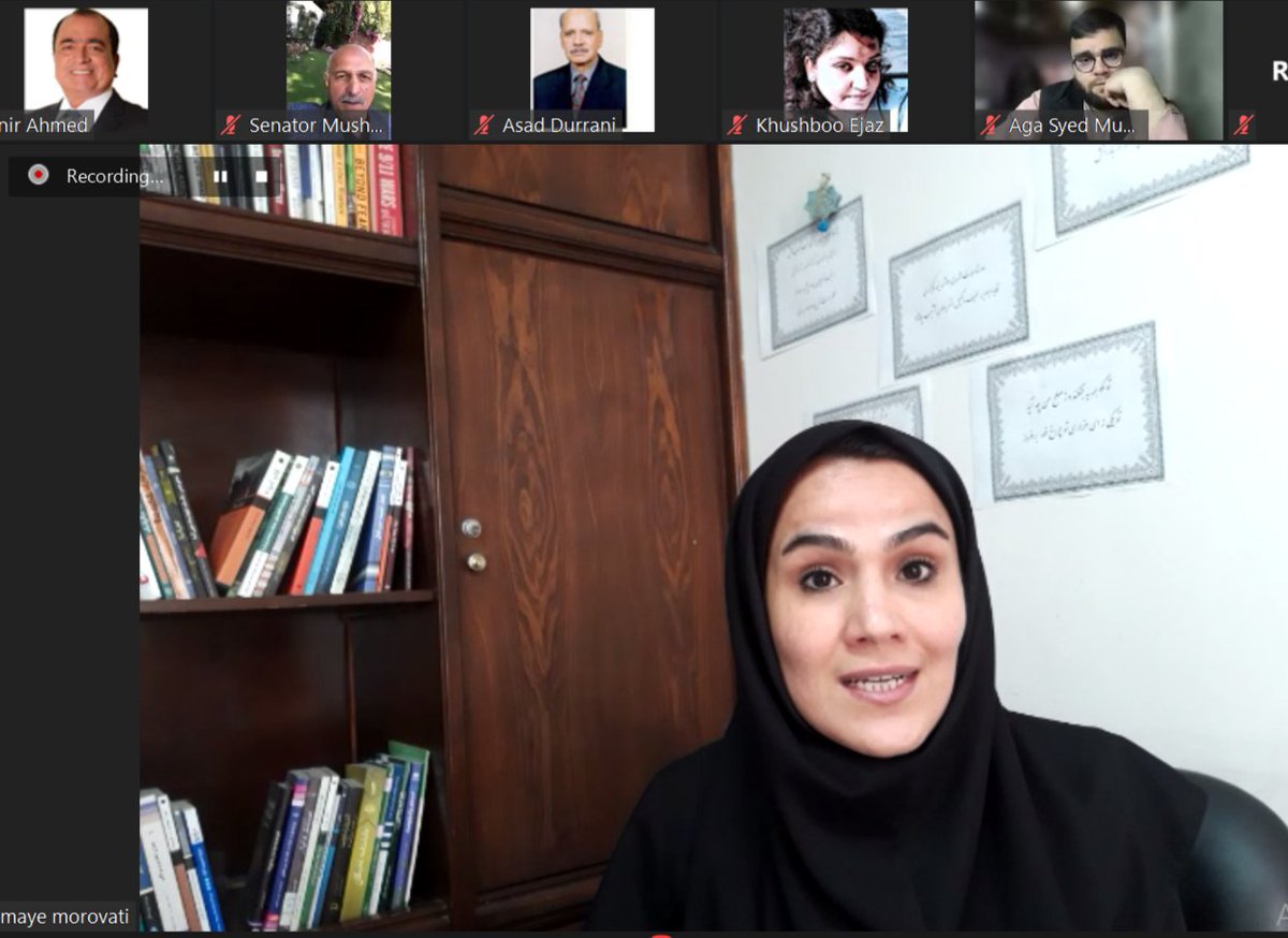 EmmayeSyed's tweet photo. @SomayeMorovati speaking at #DevcomPakistan webinar on #Pakistan_Iran May 23, 2021
Inclusive Pak-Iran diplomacy urged for trade, cultural collaboration https://t.co/JPwhUJoFUj
@Mushahid @AsifDurrani20 @AsadDur54534265 @OfficialDGISPR @ForeignOfficePk @ForeignOfficePk @IRIMFA_EN https://t.co/xW6kfHm2Ve