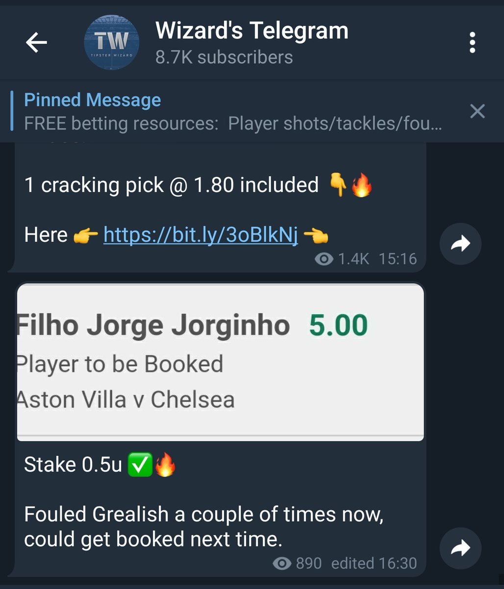 wizard_season's tweet image. Jorginho BOOKED @ 5.00 🔥✅

Another BANGER on telegram 😘

Like if you got on folks! 👊💰