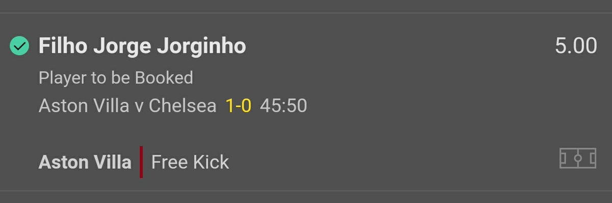 wizard_season's tweet image. Jorginho BOOKED @ 5.00 🔥✅

Another BANGER on telegram 😘

Like if you got on folks! 👊💰
