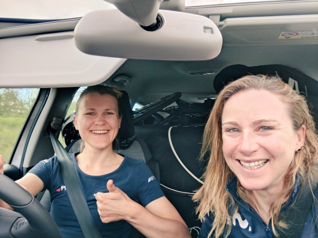 Annemiek van Vleuten (@avvleuten) on Twitter photo Road trip started! Next stop: Andorra altitude training with <a href="/KatrineAalerud/">Katrine Aalerud</a> Happy faces because strong performance from her: best result in WWT so far (5th)! Myself also satisfied for now: <a href="/AnnavdBreggen/">Anna van der Breggen</a> was just stronger. After 8 weeks of full gas racing now time to train again Road trip started! Next stop: Andorra altitude training with <a href="/KatrineAalerud/">Katrine Aalerud</a> Happy faces because strong performance from her: best result in WWT so far (5th)! Myself also satisfied for now: <a href="/AnnavdBreggen/">Anna van der Breggen</a> was just stronger. After 8 weeks of full gas racing now time to train again