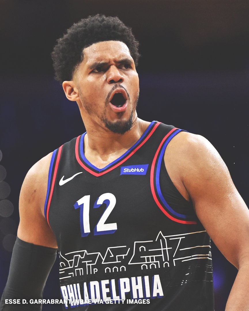 The first Tobias Harris Philadelphia 76ers jersey has dropped 