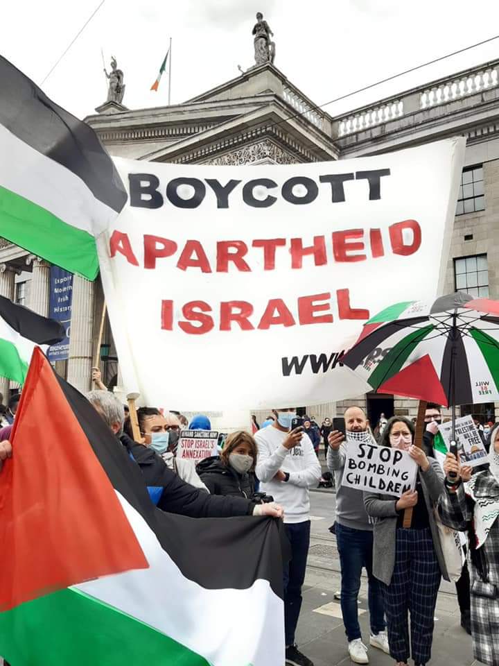 ipsc48's tweet photo. Our rally in Dublin showing such strong solidarity with Palestine as part of the Global Day of Action. Thank you to everyone who came out in support of the Palestinian struggle for freedom, justice and equality, to the speakers and volunteers.The streets are with #Palestine! ✊🏾🇵🇸 https://t.co/8ReLR1OOHD