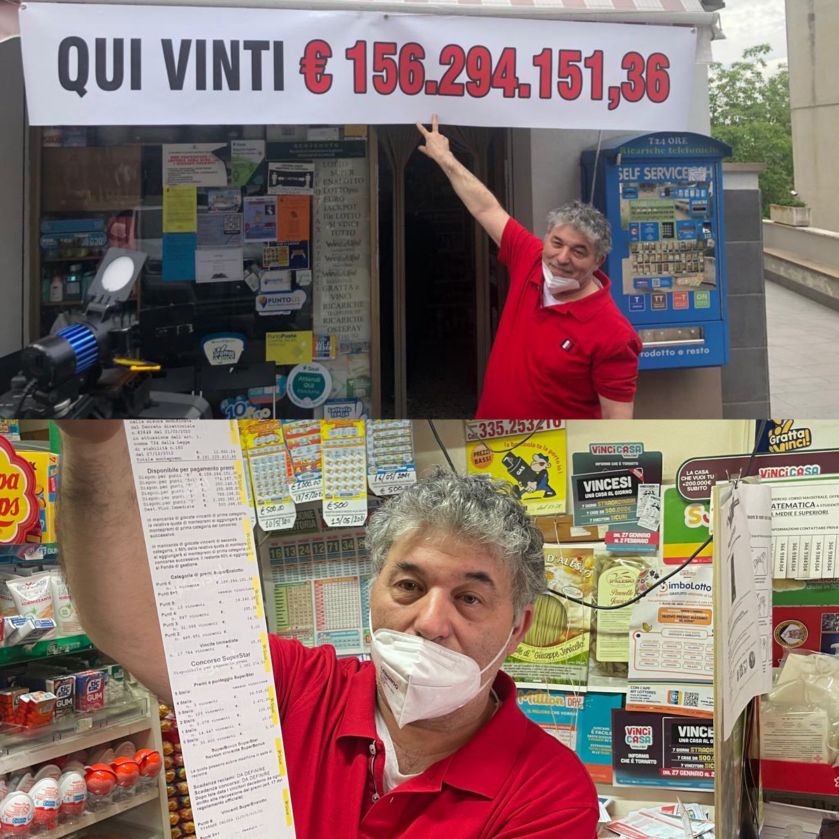 Pioggia di #milioni nella nostra regione con la vincita del #SuperEnalotto: oltre #156milioni di euro in una piccola tabaccheria di #Montappone …

#StayTuned #canale12 
<a href="/YouTube/">YouTube</a> 👇🏻

youtu.be/bIs6bqBf-RU
