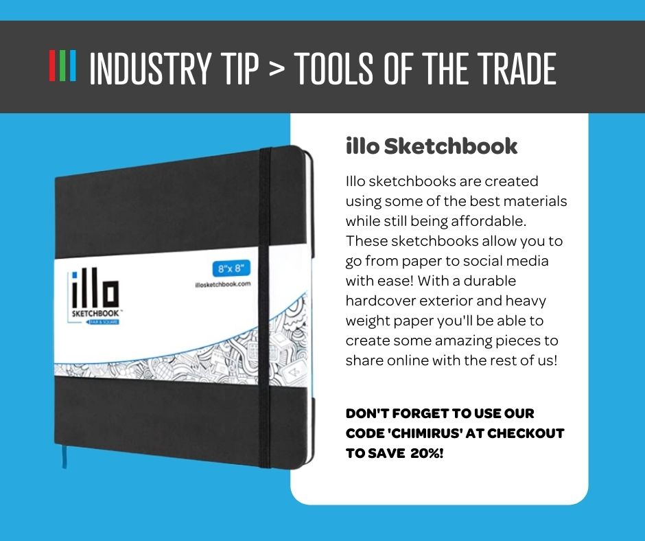 Finding the perfect sketchbook can be a difficult task, but luckily we're able to make it a little easier for you! 
.
#videogames #mograph #photoshop #conceptart #design #visualeffects #art #coach #coaching #digitalartcareer #artcommunity #chicago #chicagoartist #chicagoart