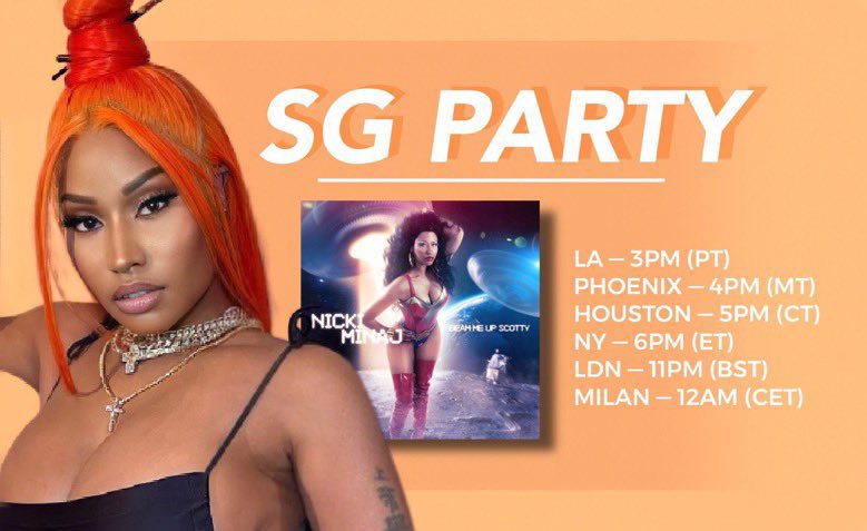 QueendomCharts's tweet photo. 🚨”SG PARTY “@ 6PM EST🚨

    Retweet to spread the word https://t.co/n8ePk5vuwX