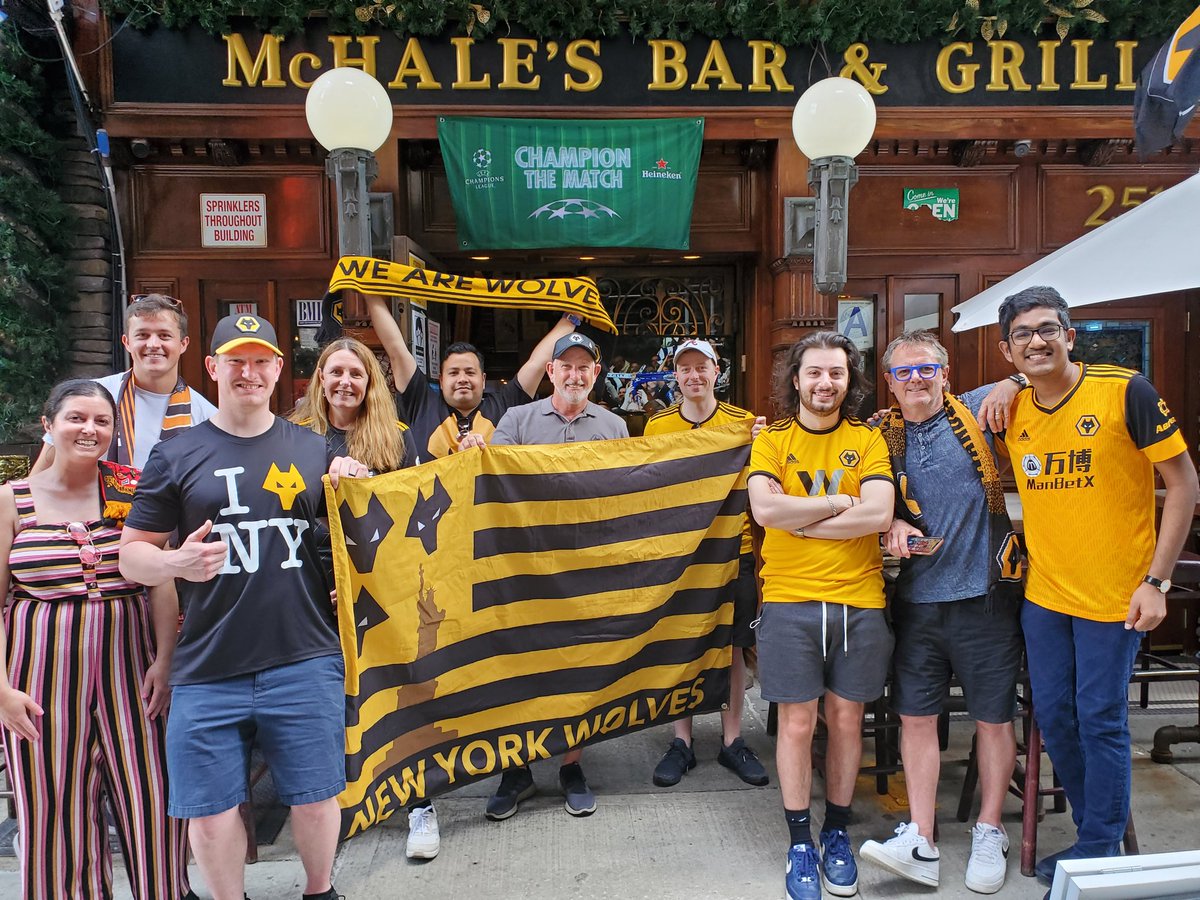 nycwolvesfans's tweet photo. New York Wolves out in force to say goodbye to Nuno. 

Check out the new club tshirts as well.

See you next season 🐺 https://t.co/882qA78J8D