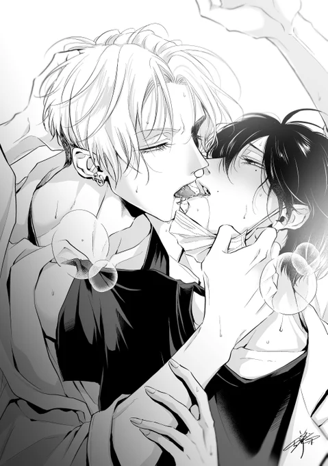 遅刻しましたがキスの日でしたので #あまいき の二人にもキスしてもらいました😘💕
配信で描かせていただきましたー!
拙い配信にお付き合いくださいましてありがとうございました💗コメントや♥嬉しかったです😊💓💓💓 