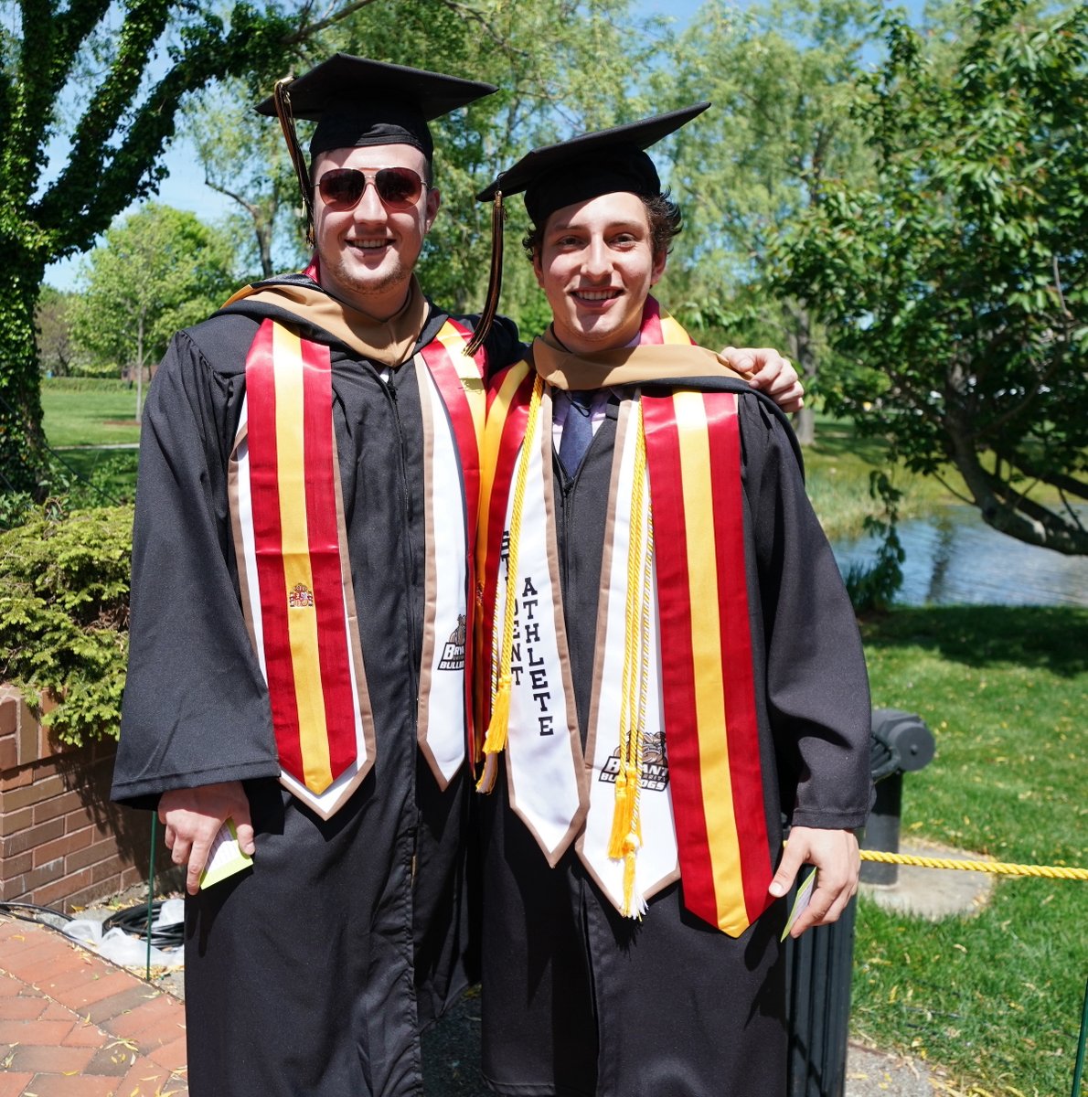 BryantUniv's tweet photo. After nearly 15 LONG months, #BryantGrad2020 is BACK together at last. https://t.co/DIywrlbufF