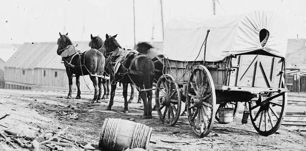 AppomattoxNPS's tweet photo. #DYK: The Army of Northern Virginia surrendered roughly 480 supply wagons and 160 ambulances at Appomattox Court House. A majority of the estimated 2,000 Confederate vehicles that had begun the retreat from Petersburg and Richmond had been captured or destroyed. #CivilWar #APX156 https://t.co/qdxrFcY9HL
