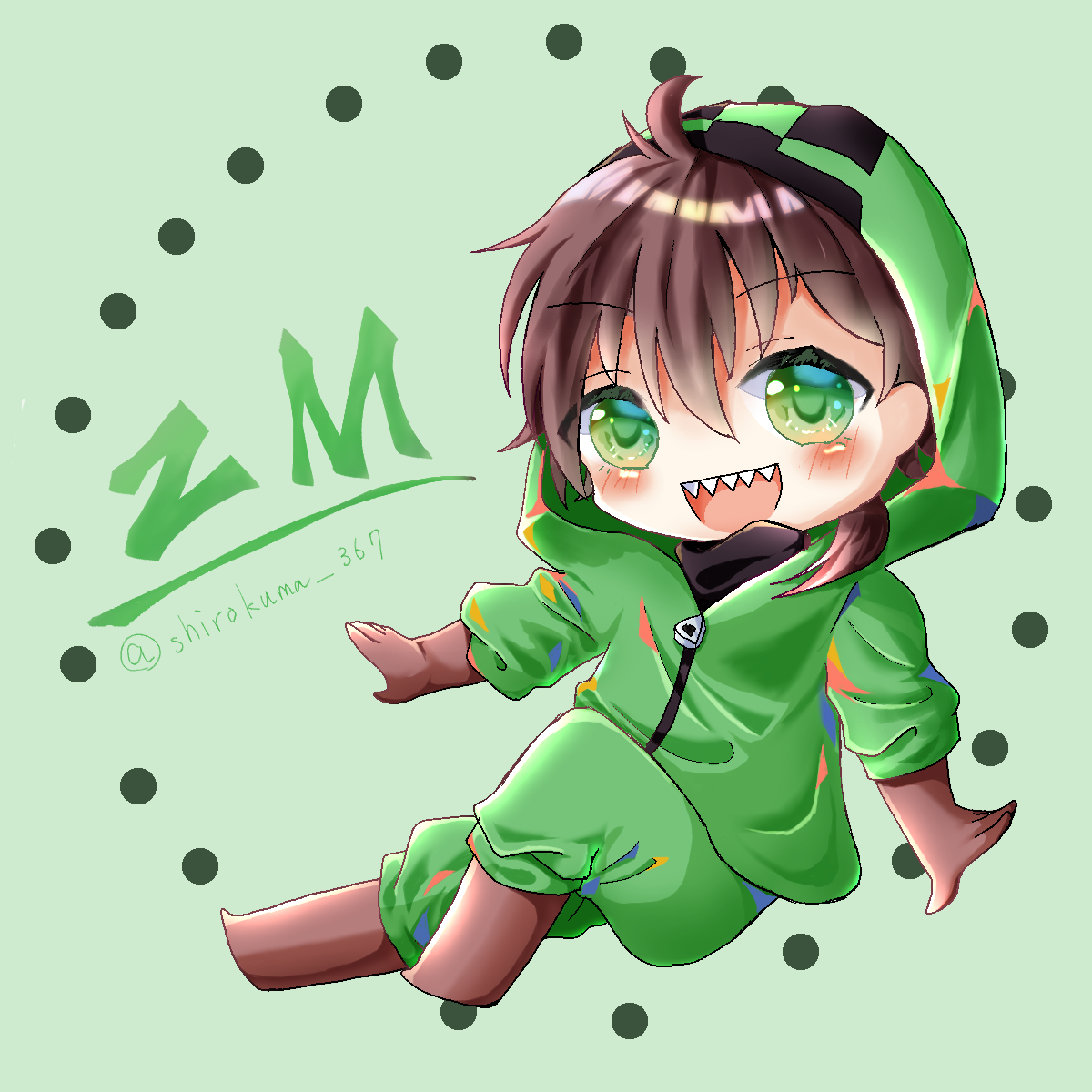 消えた絵再掲祭り8 数字間違ってないか心配になってきた しろくまの人のイラスト