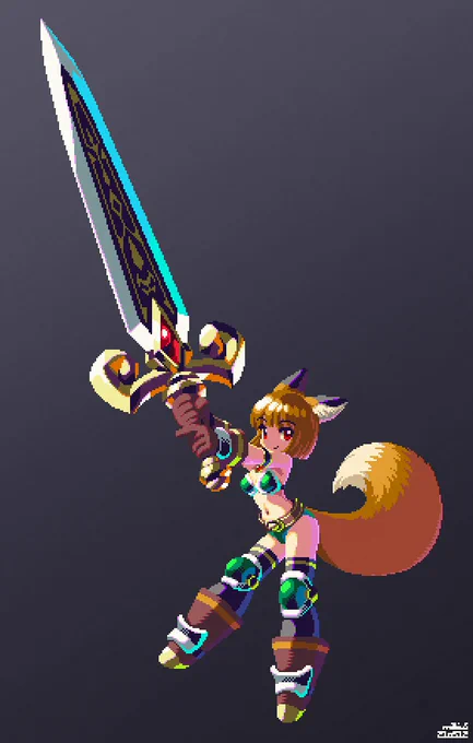 #私の絵柄が好みって人にフォローされたい
#ドット絵 #pixelart 
楽しみながら悩みながら描いてます。よろしくね 