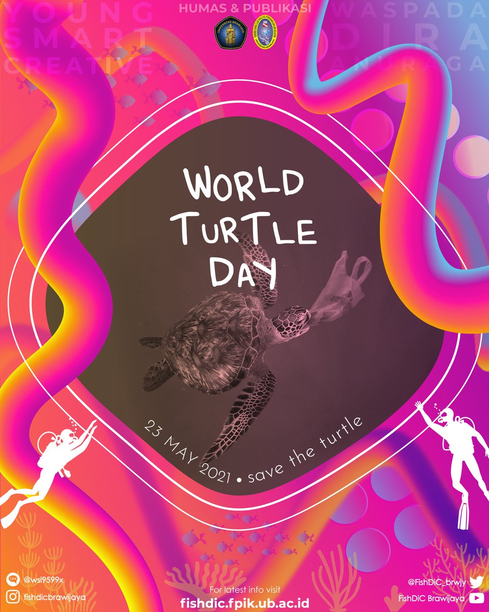 FishDiC_brwjy's tweet photo. [World Turtle Day] 

Populasi penyu/kura-kura kini sudah terancam punah. Statusnya kini masuk dalam kategori binatang yang dilindungi.

Yuk kita lindungi Reptil satu ini!
Selamat Hari Kura-Kura dan Penyu Sedunia

Waspada Dira Anuraga 
FishDiC
Young | Smart | Creative https://t.co/r81mv1aBcm