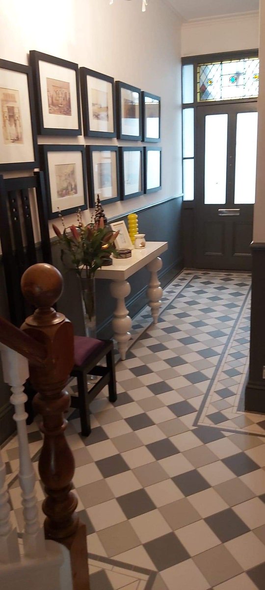 SATiling's tweet photo. Wonderful job and Lovely Customers in #leamingtonspa with #originalstyle tiles and #Mapei adhesive and grout. How it looks now, during and before. https://t.co/p357KGfu4p