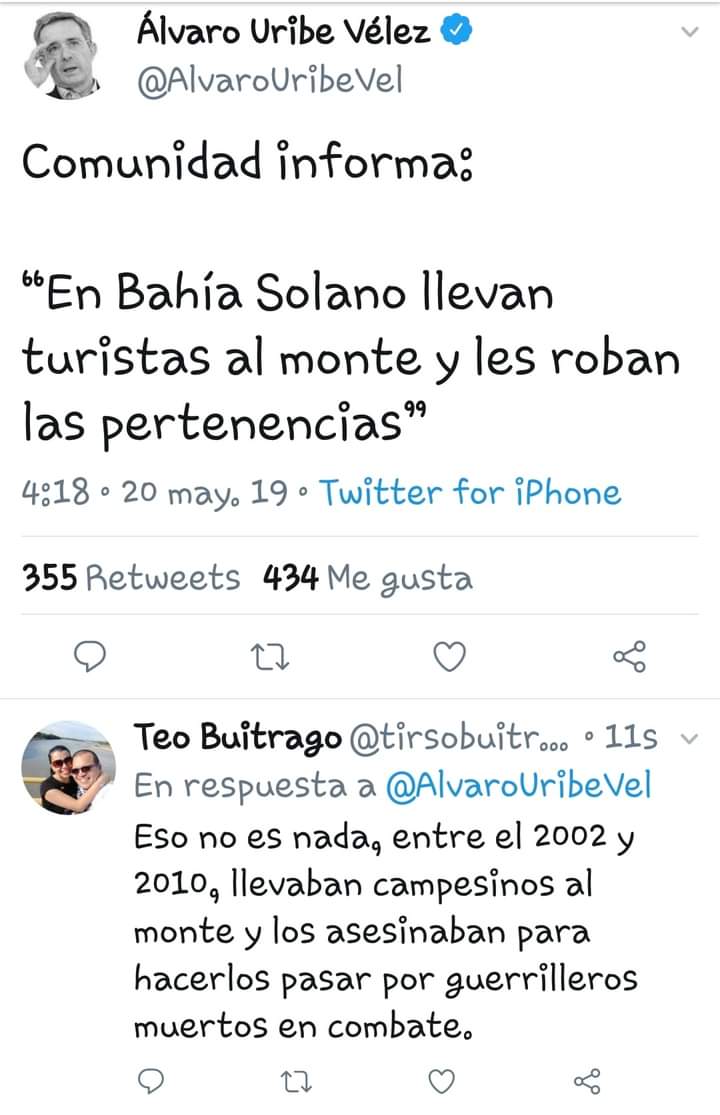 Alffokruz's tweet photo. @AlvaroUribeVel eso es cierto .? Jajak https://t.co/cyABmse4xs