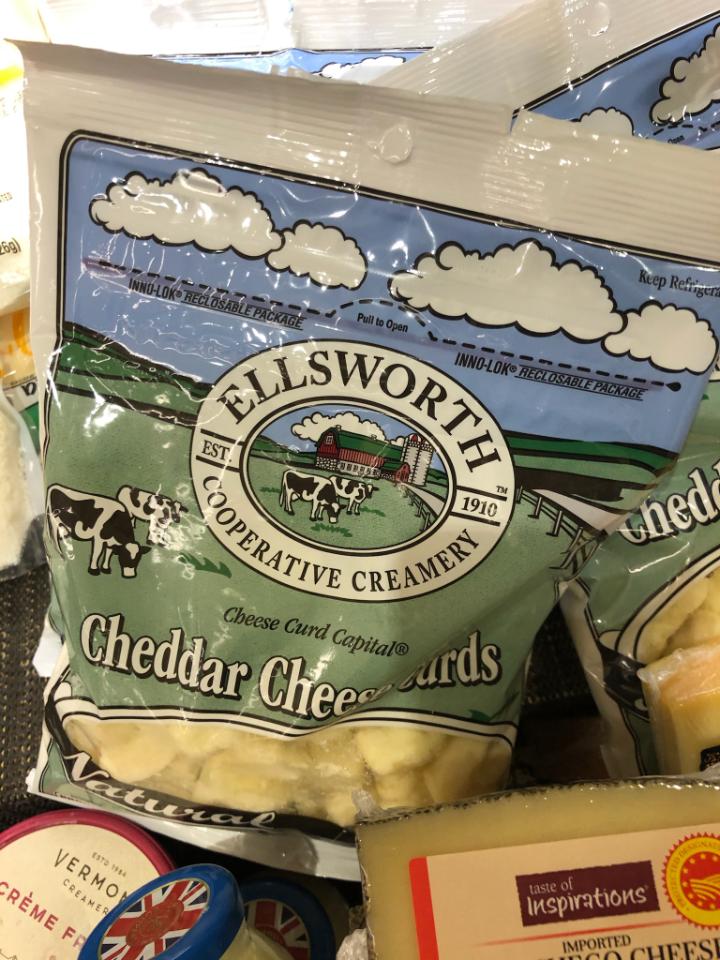 A friend of mine saw these in Virginia! 
<a href="/CheeseCurdsWI/">Ellsworth Creamery</a>