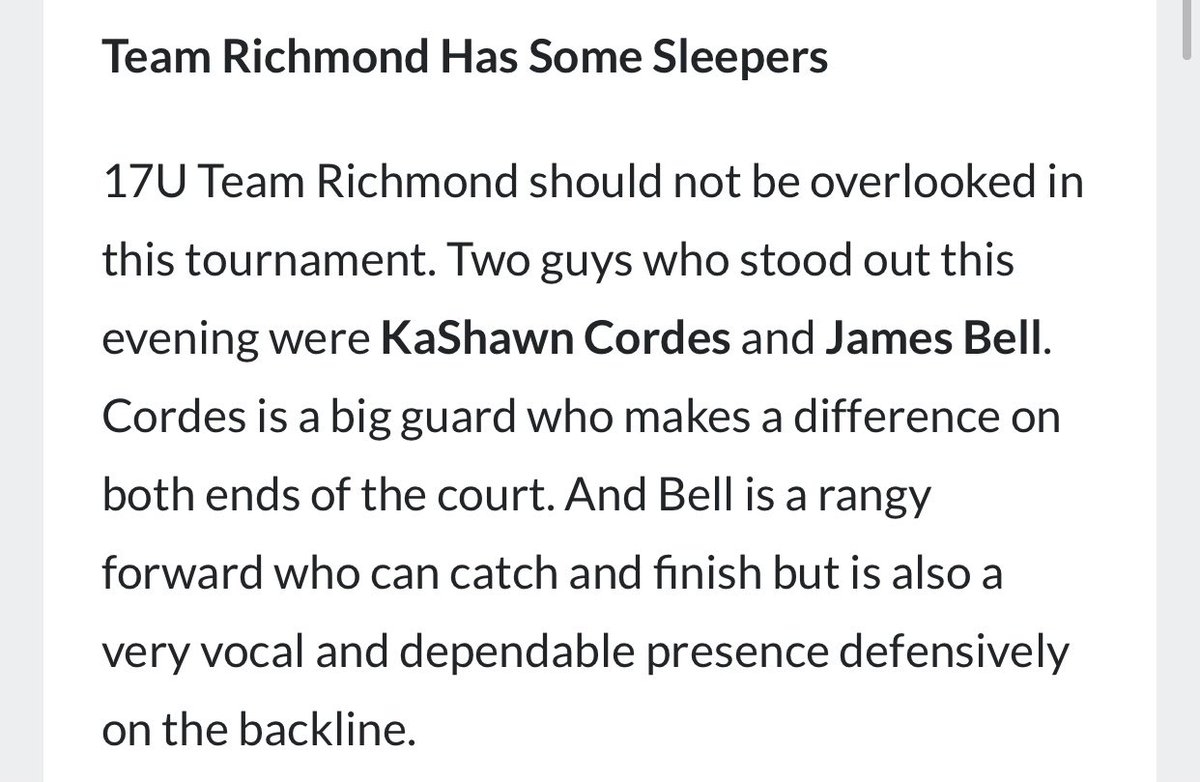 James_Bell15's tweet photo. Energy Guy‼️‼️           @TeamRichmondVA @CoachHaliB @Scoop_Hoops @delharrisbball @HGSL_HoopGroup https://t.co/r00fjt3B2x