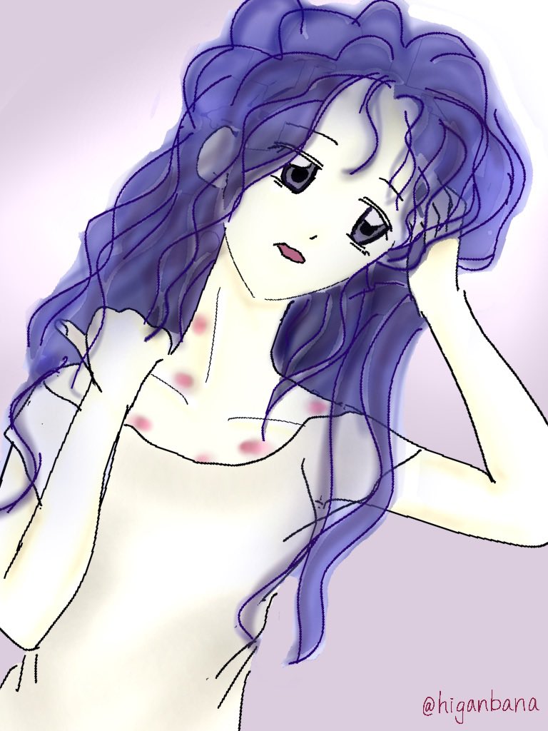 お絵描きヒガンバナ 今日は何の日 キスの日 イラスト 1時間過ぎて完成しました キスの日終わりということでこのイラストを キスの後とキスの跡 ダジャレやん 星プロ さんの立ち方講座と ふるいけゆうじ さんの手を先に描くやり方で描きました