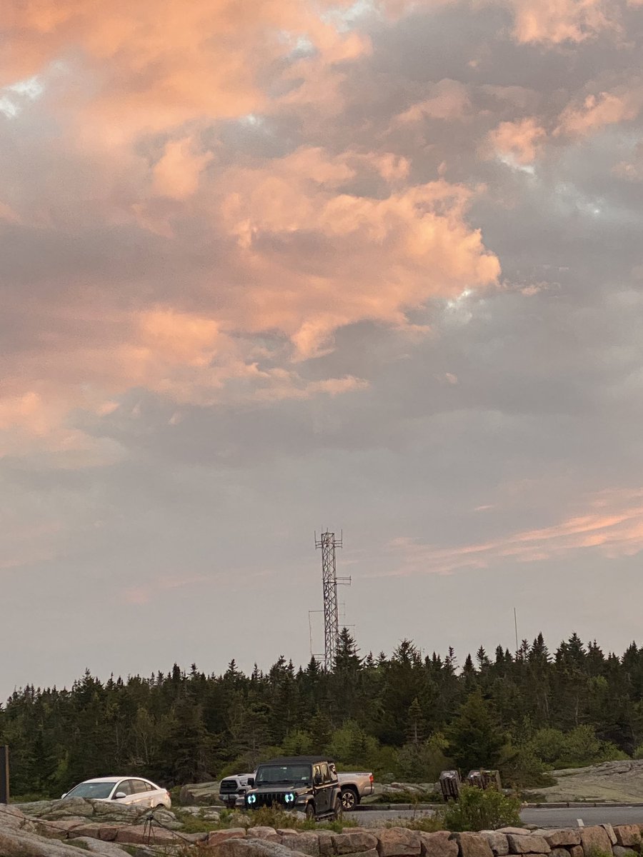 PVsmallcell's tweet photo. Tower at the summit, Cadillac Mountain, Acadia National Park https://t.co/yPLYzVsAmx