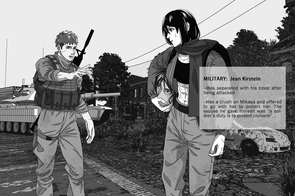No5Frontiers's tweet photo. sorry I tweeted this 3 times😂4 more new main character settings of aplocalypse AU. I put the whole 7 characters together on my pixiv, u can get the link from my last tweet.
The basic concept of this AU and several other major character settings are on my May 18th tweet. https://t.co/gw8NlZWxC5