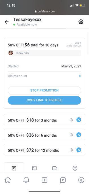 50% deals on EVERYTHING right now! One WHOLE month $6 💦3 WHOLE months $18 &amp;&amp; The WHOLE year only $72<a href="/tag/retweet"class="tags"><span>#retweet</span></a>
