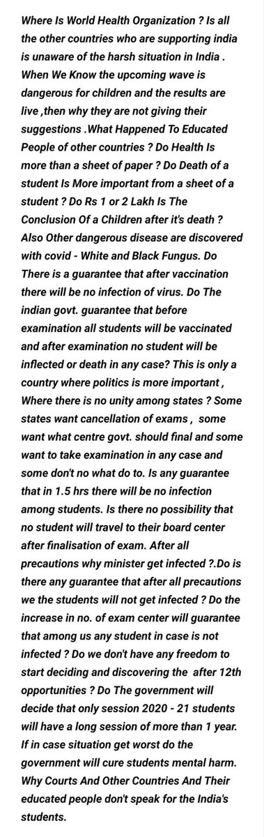 1Deepalii's tweet photo. #CancelExamsSaveStudents #cancelboardexams #CANCEL12THBOARDEXAM2021 #cancelboardexams  @STUDENTSDUNION @DrRPNishank @PMOIndia @msisodia @narendramodi https://t.co/8SfXEwuJR5